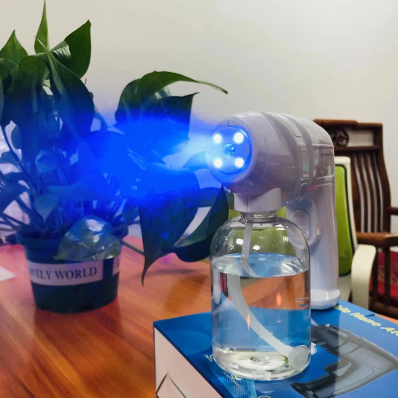 ALCOHOL DISINFECTION GUN SPRAY GUN ATOMIZER SPRAY MACHINE BLUE LIGHT NANO AIR ELECTRIC AUTOMATIC HOME EXPRESS HAND-HELD STERILIZATION