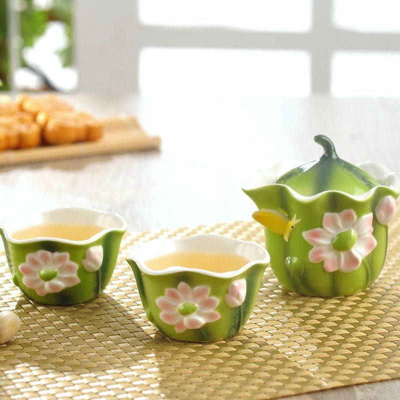 年轻人高端茶具彩色套装