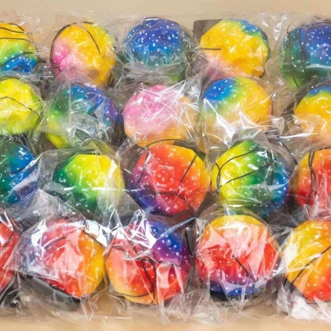 腕带弹力球6cm带绳球手腕