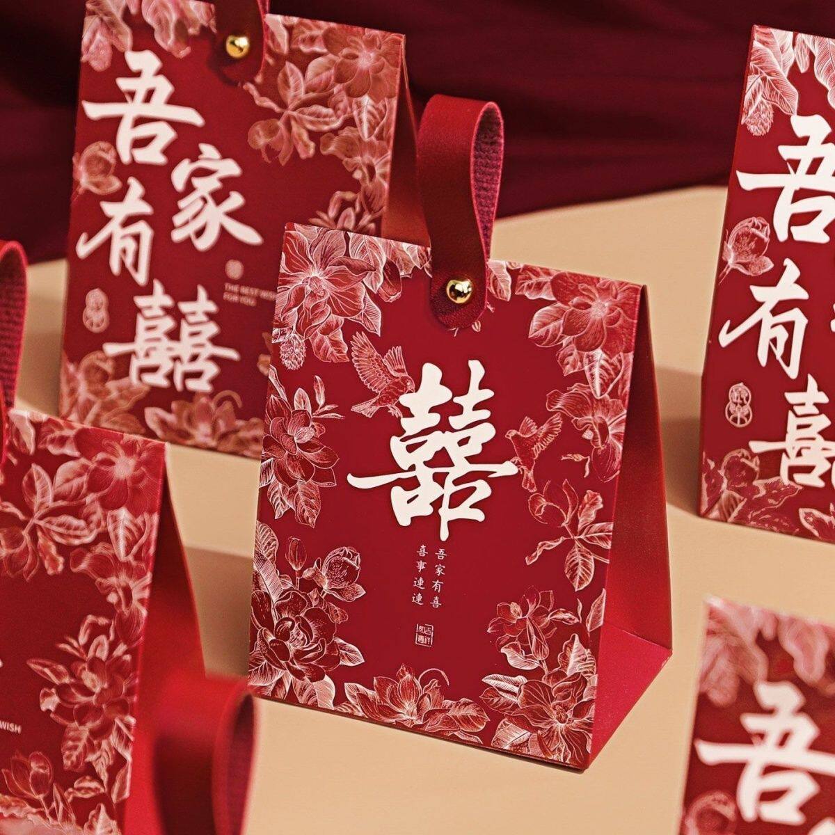 喜糖袋子婚庆结礼盒西式