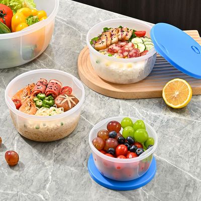 饭菜打包盒家用大容量塑料保鲜盒套装上班族饭盒带盖可加热微波炉