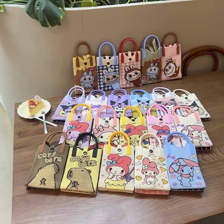 装手机的小斜挎包秋冬斜挎迷你小包包女2025新款新年压岁钱红色发