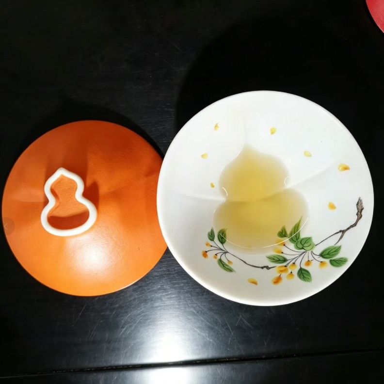 年轻人高端茶具手绘雏菊家用福禄杯茶盏高档陶瓷茶杯个人茶具专用