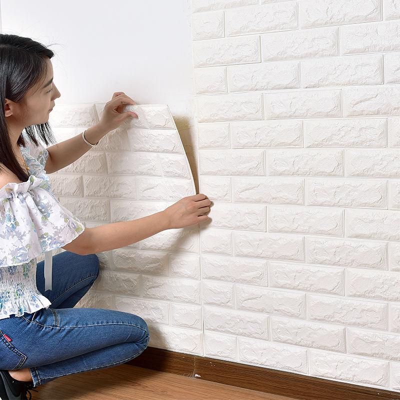 3d立体浮雕墙贴墙纸自粘