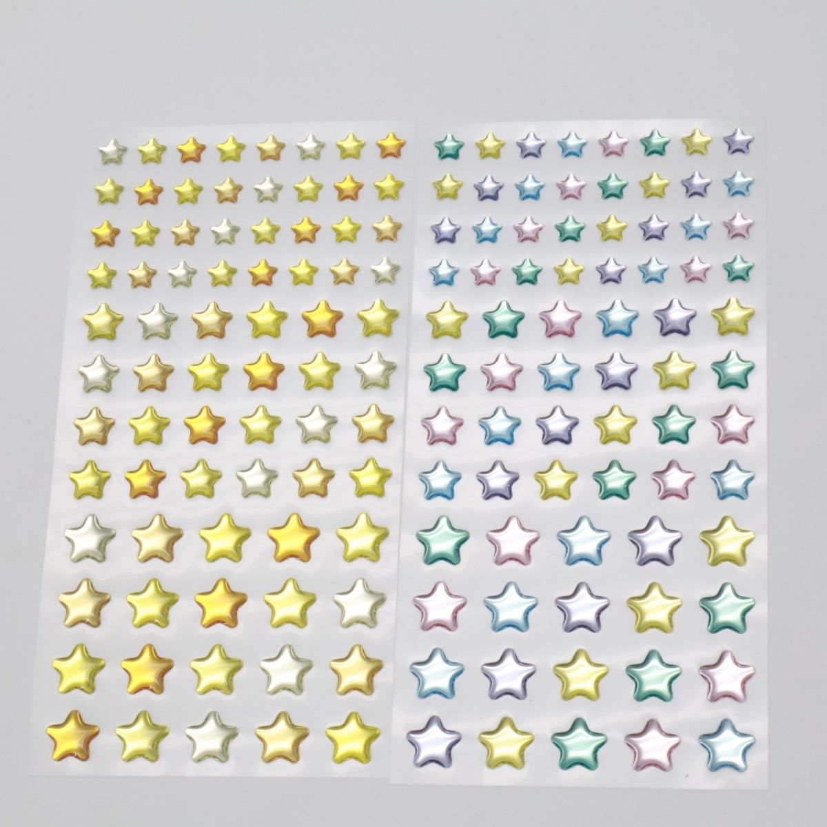 五角星贴纸水晶滴胶圣诞