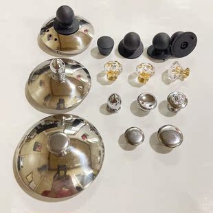 烧水壶盖顶帽口杯不锈钢盖帽小孔珠盖顶帽小壶盖珠钮通用水杯盖把