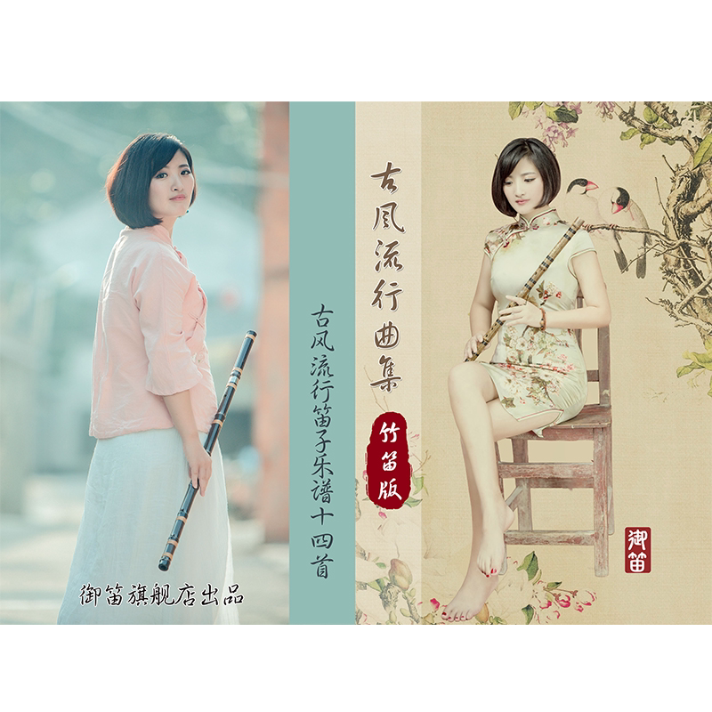 笛子竹笛古风流行歌曲集17首曲谱简谱笛子教学学习资料