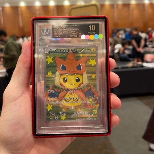 BGS35PT金属评级卡铝合金保护壳宝可梦球星卡PTCG防UV卡套展示框