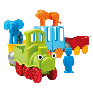 SMARTMAX 动物小火车 磁力棒 动物主题 1.5岁+ 22PCS