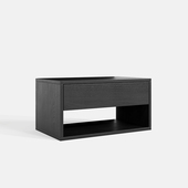 意式 极简床头柜简约现代床边柜设计师床边抽屉柜创意床头置物架