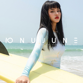 NuJuneX白鳍鲨2.0 联名防晒游泳衣女分体夏潜水冲浪服情侣水母衣