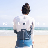 NuJune分体游泳衣男套装 情侣防晒潜水服冲浪浮潜长袖 全身泡温泉