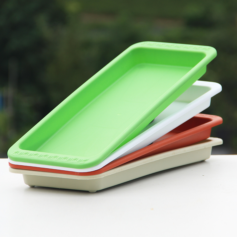 加深加厚长方形花盆托盘