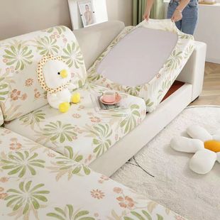 沙发套罩单个弹力沙发套罩万能通用型全包套夏季现代防猫抓沙发笠