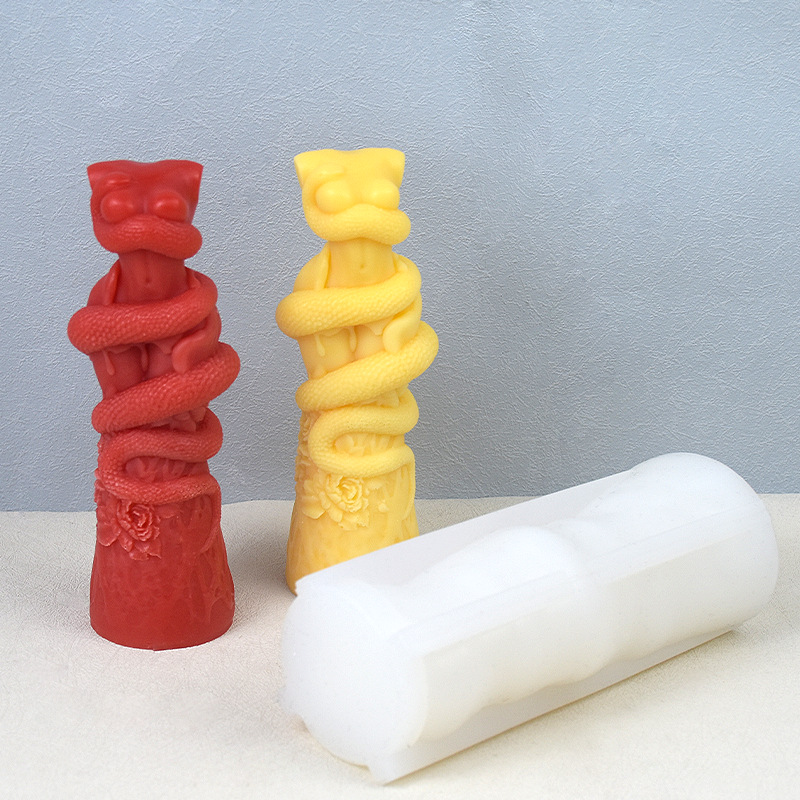 筹凯 新款恶之花香薰蜡烛硅胶模具DIY家居摆件源头工厂跨 境专供