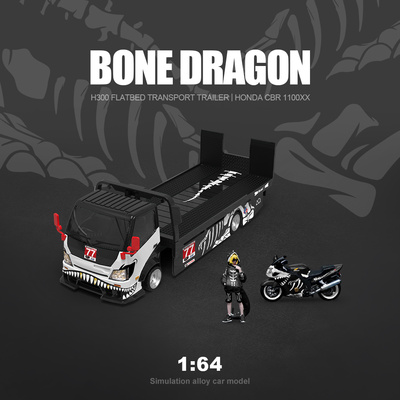 壹号站台|汇艺1:64 本田 CBR1100XX 化骨龙摩托人偶树脂模型