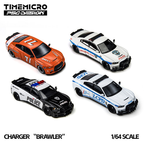 壹号站台|TM & PSC道奇 战马 美国警车 斗殴者 不羁 合金仿真模型