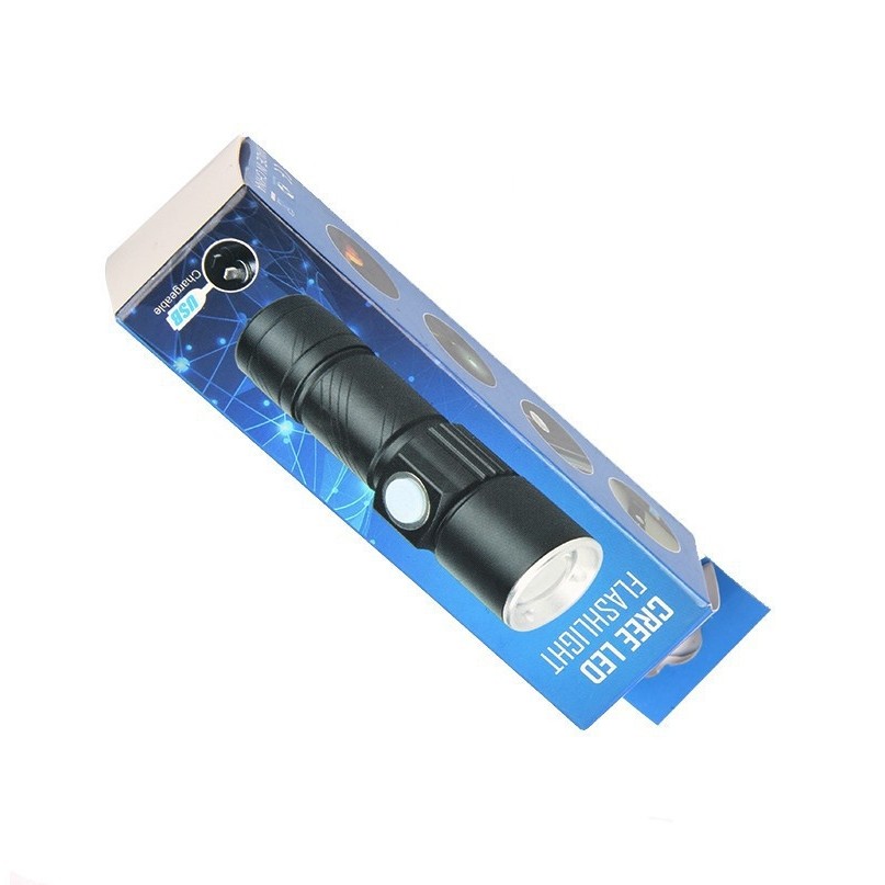 强光LED迷你自行车灯前灯山地车灯usb充电手电筒骑行装备配件灯架