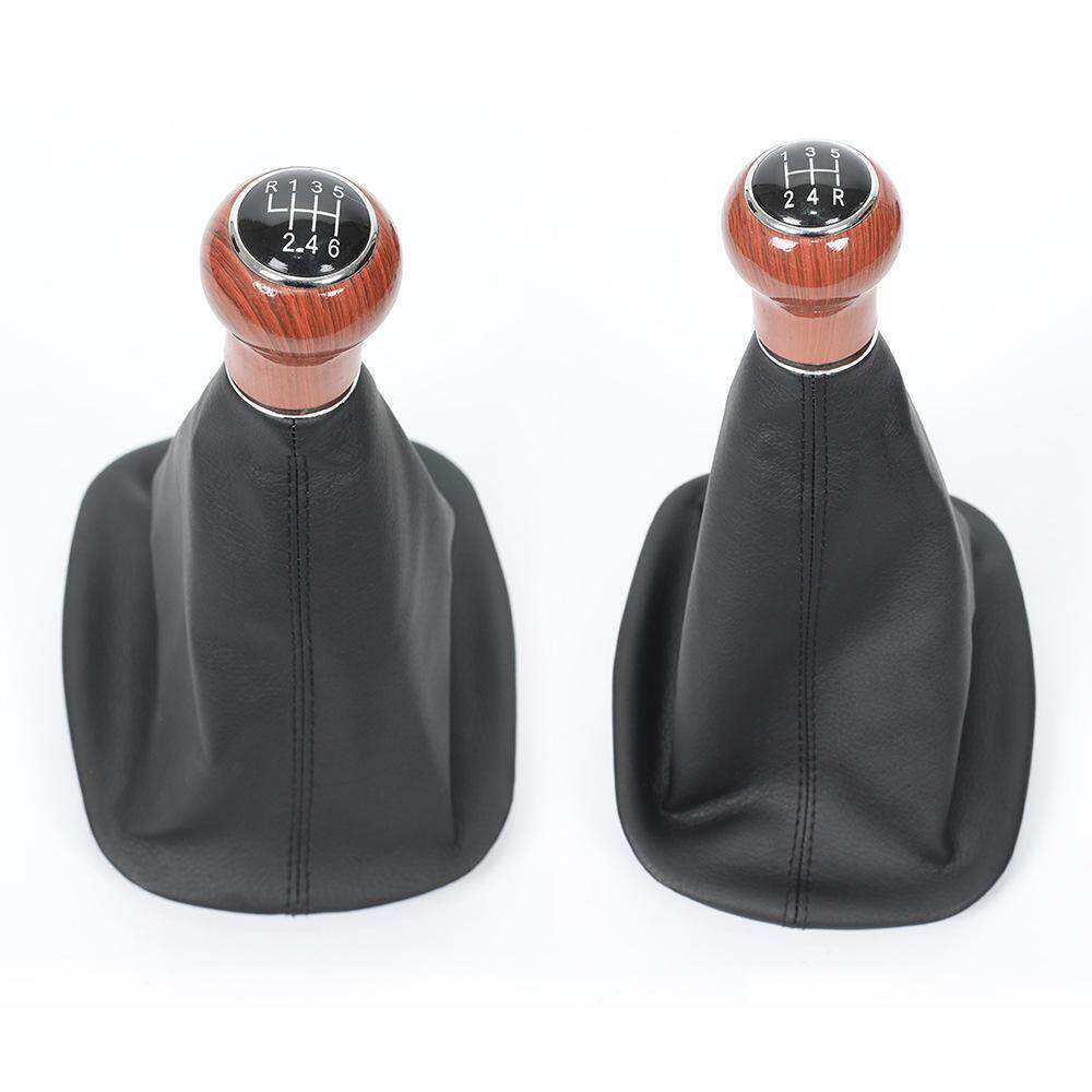 适用于大众帕萨特B5汽车木纹换挡手球防尘套套装档杆手柄配件