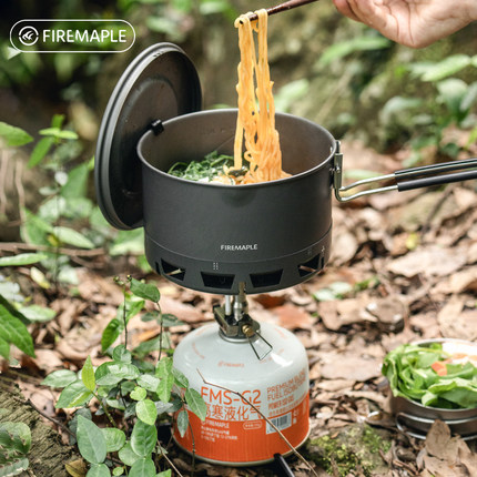 火枫轻山泡面锅轻量化炉头单人露营徒步炊具炉具便携户外锅具套装