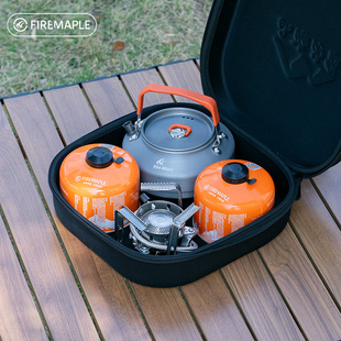 火枫野火2户外烧水炉具燃气野外便携式烧水壶套装茶具露营煮茶炉