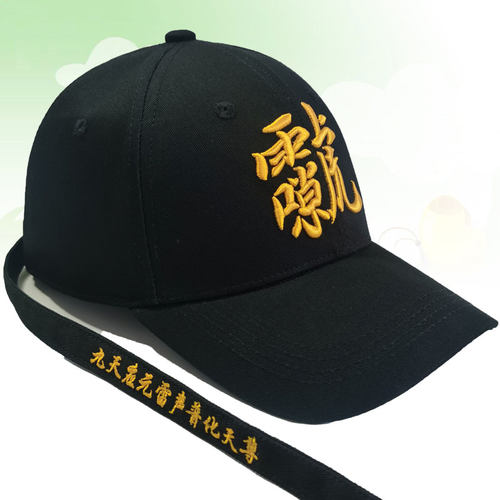 立体刺绣雷祖讳遮阳帽