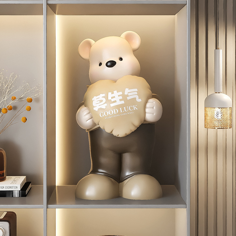 治愈系小熊桌面装饰摆件