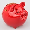 Large Simplicity Notes Little gold pig Lovely Golden Pig Piggy bank Decoration Coin Lucky Can not originality Save