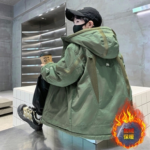 男童棉袄棒球服风衣时髦潮秋装男孩中大款保暖潮牌羽绒棉秋冬季