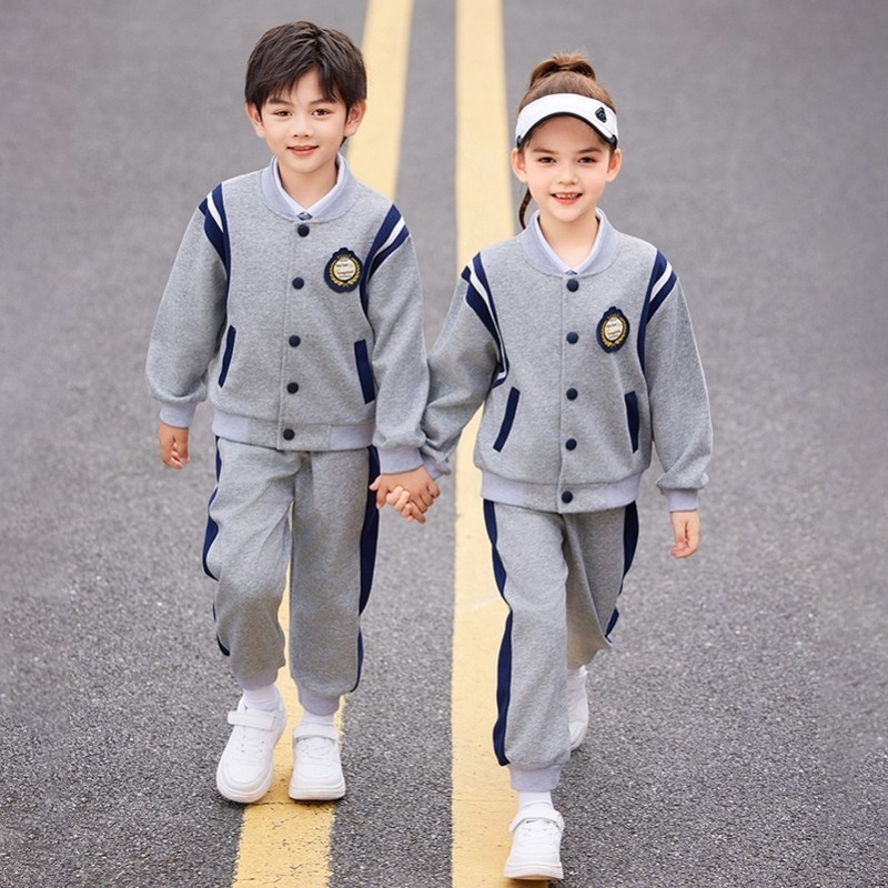 学院风校服教师运动套装入园彩虹色舞台季合唱幼儿园园服男女合影