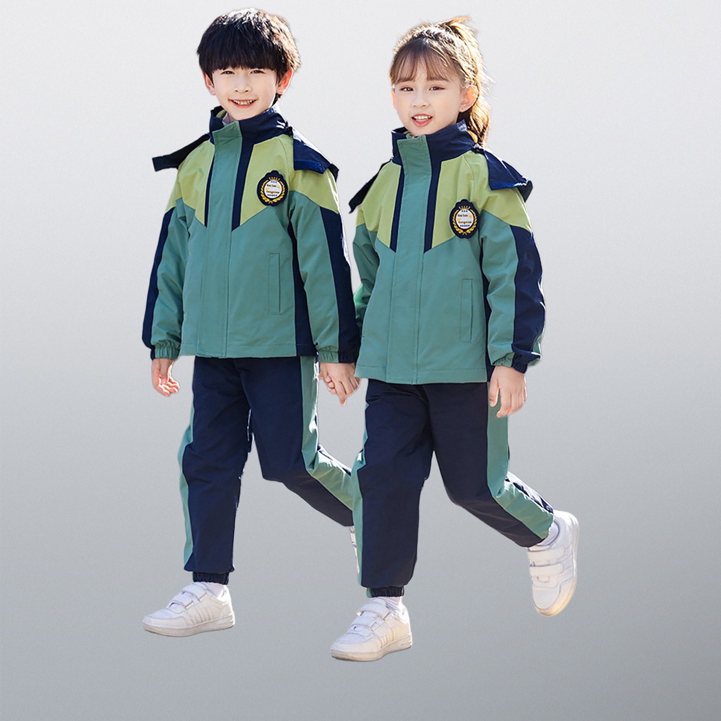 点这里!学生秋冬冲锋衣校服班服