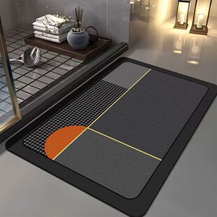 浴室防滑垫防摔地垫高端卫生间速干硅藻泥吸水地垫防滑脚垫洗手盆