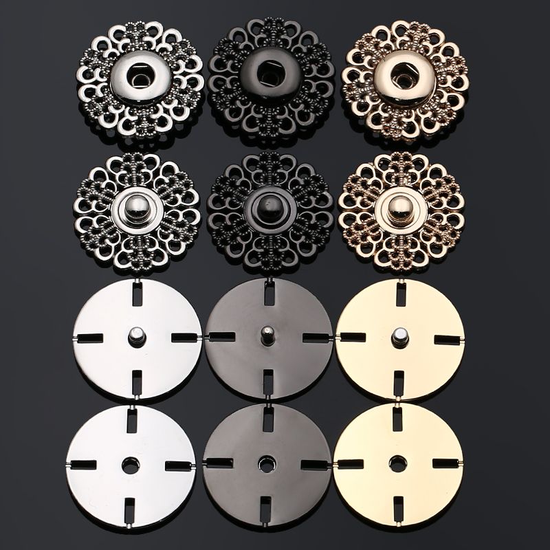 新型子母扣高档金属暗扣