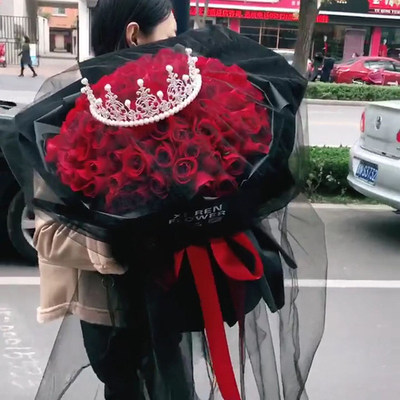 99支红玫瑰鲜花山东潍坊烟台聊城淄博泰安滨州菏泽鲜花店同城速递