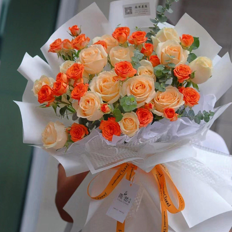 鲜花同城速递玫瑰康乃馨七夕节母亲节东深圳珠海广州上海莞送朋友