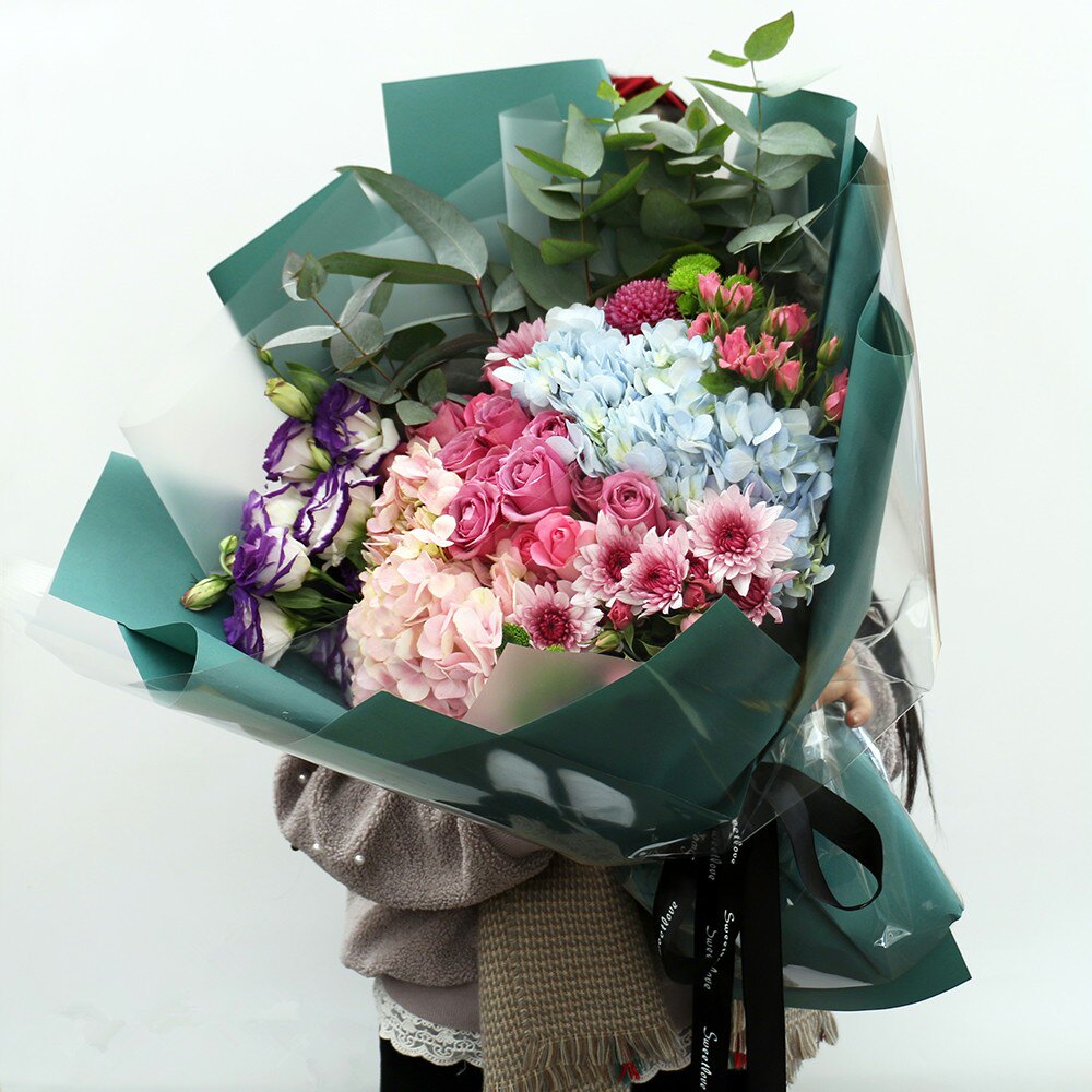 熊抱花束超大大花束超大绣球同城送花玫瑰绣球混搭南宁鲜花速递