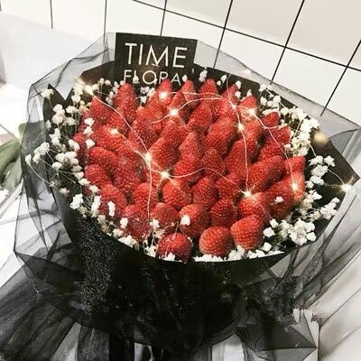 草莓车厘子花束泉州鲜花同城速递晋江石狮莆田福州花店送花