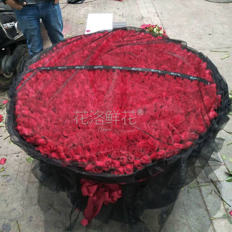999朵红玫瑰花束同城速递求婚