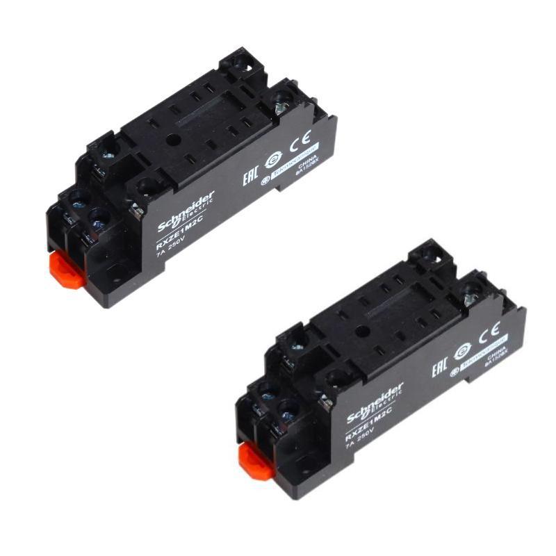 施耐德特卖正品继电器底座RXZE1M2C/RXZE1M4C中间继电器底座