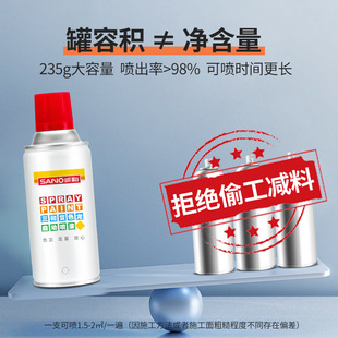 三和变色龙自喷漆手摇喷漆墙面汽车修补改色白色黑色光油自动喷漆