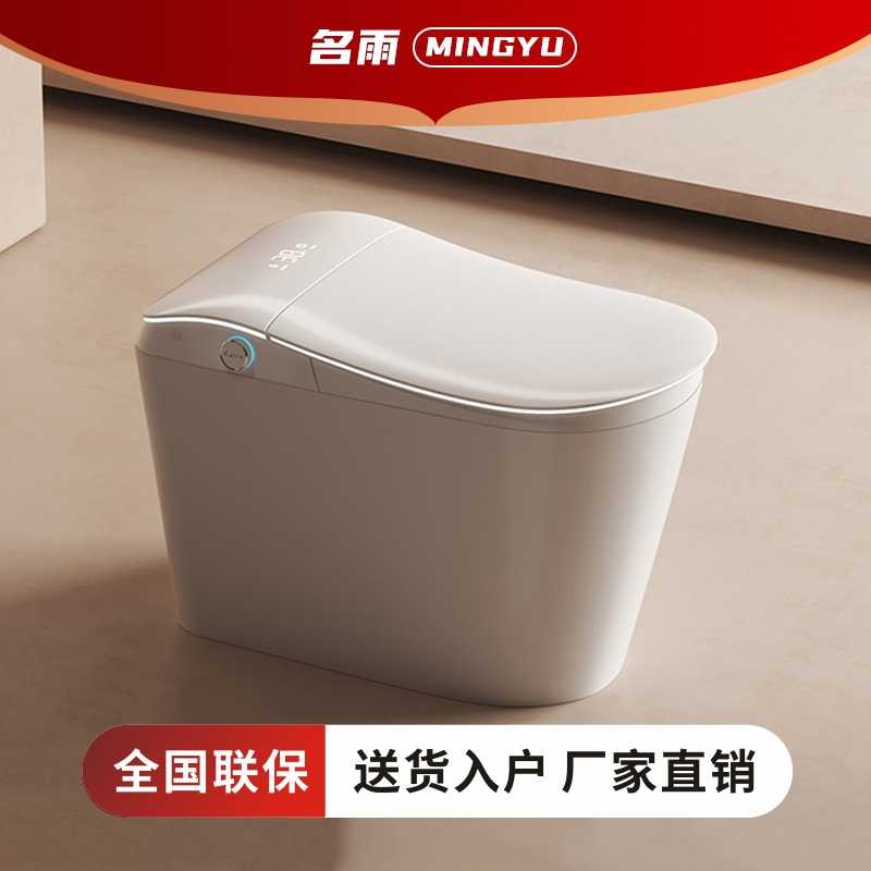 新款卫生间家用自动感应开盖即热女神前洗一体式语音泡沫智能马桶