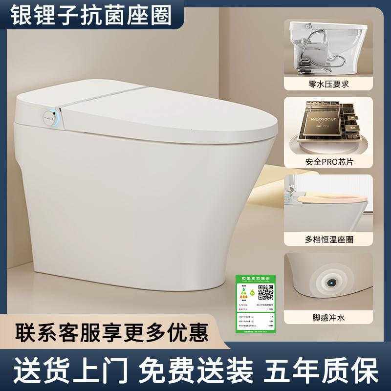 意钛马桶无水压限制水箱清洗妇洗坐便遥控烘干即热坐便器多功能