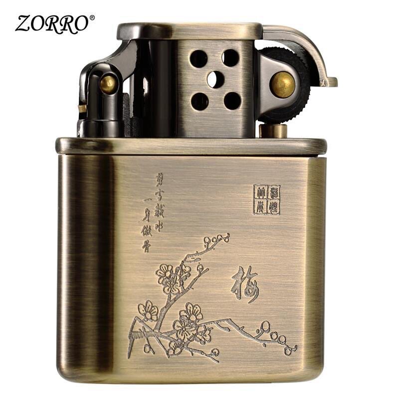 ZORRO黄铜煤油防风打火机图片