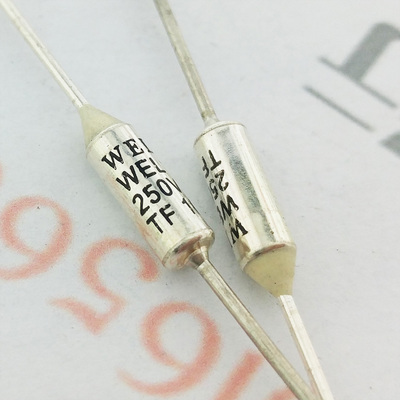 WELCO金属温度保险丝 热熔断器 热熔断丝 104度 WEL104 RY-104