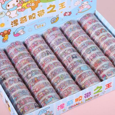 泽慕胶带之王烫金手账胶带学生儿童卡通可爱pet手帐贴纸胶带