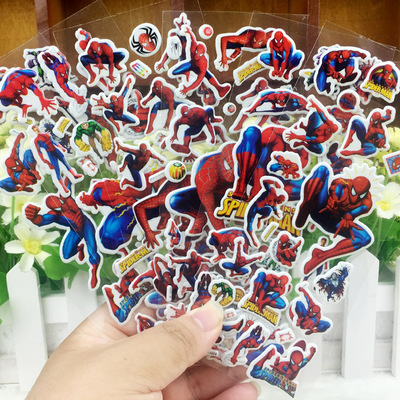 蜘蛛贴纸  泡泡贴纸 儿童卡通3D立体贴纸