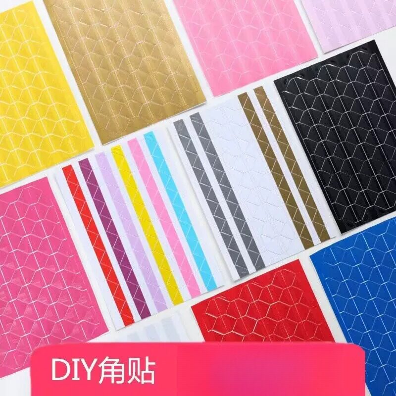 DIY相册自制影集相册本图片手工材料工具配件固定照片角贴102枚