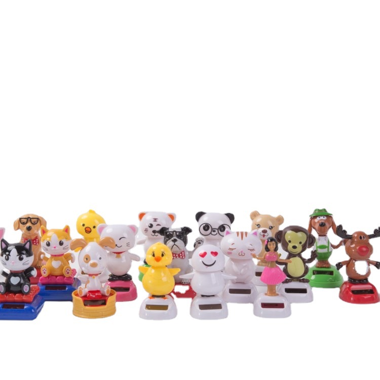 太阳能摆件 摇头公仔 卡通娃娃礼物儿童内饰创意内饰汽车用品