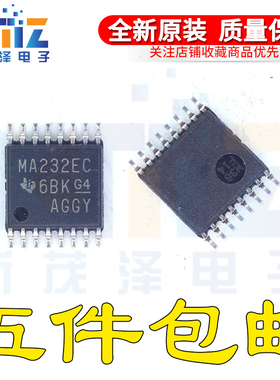 MAX3232ECPWR /E4/G4 MP232EC 线路驱动器/收发器 TSSOP-16 芯片