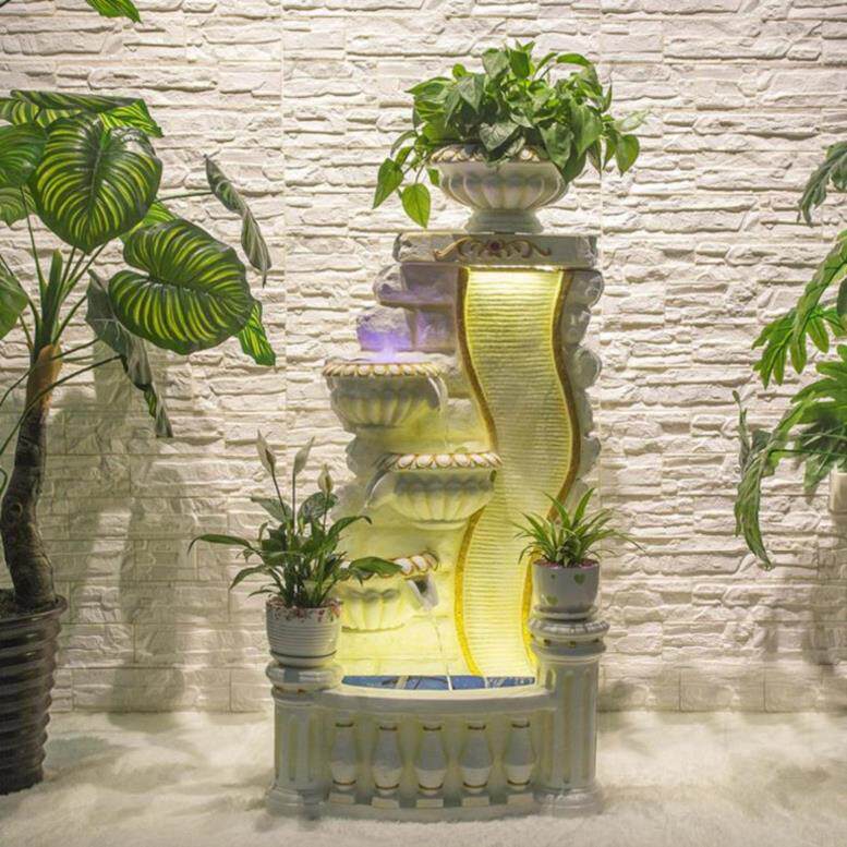 大型新家装饰喷泉摆件流水客厅工艺品时尚大沙发旁落地欧式摆设造在类目 家居饰品, 摆件中 - 来自Buy2taobao.com提供专业的淘宝代购服务